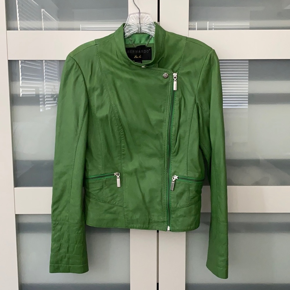 Bernardo Moto Leather Jacket XS